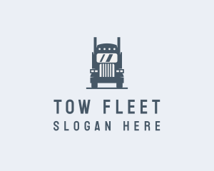 Transport Truck Delivery Trucking logo design