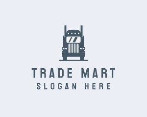 Transport Truck Delivery Trucking logo design