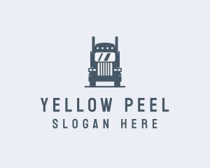 Transport Truck Delivery Trucking logo design