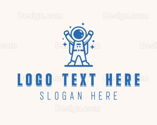 Spaceman Astronaut Suit Logo