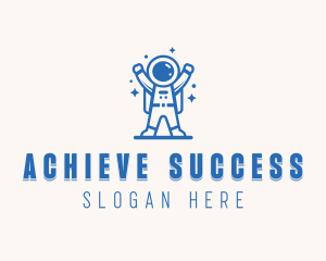 Spaceman Astronaut Suit logo design