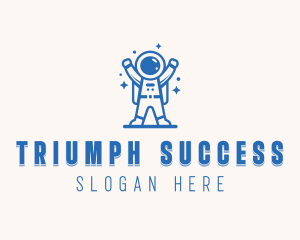 Spaceman Astronaut Suit logo design