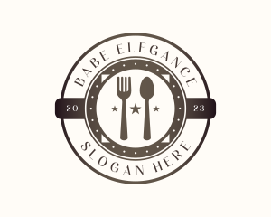 Utensil Restaurant Cutlery logo design