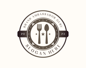 Utensil Restaurant Cutlery logo design