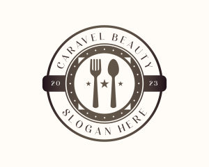 Utensil Restaurant Cutlery logo design