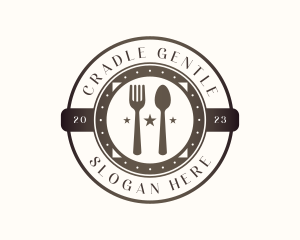 Utensil Restaurant Cutlery logo design