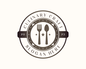 Utensil Restaurant Cutlery logo