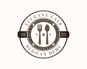 Utensil Restaurant Cutlery logo design
