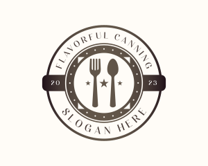 Utensil Restaurant Cutlery logo design