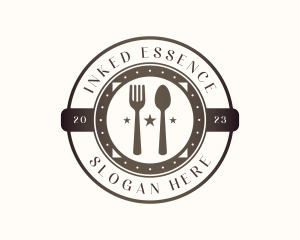 Utensil Restaurant Cutlery logo design