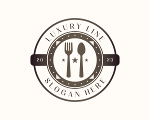 Utensil Restaurant Cutlery logo design