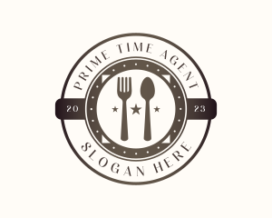 Utensil Restaurant Cutlery logo design