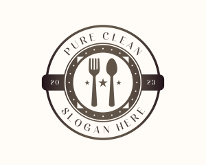 Utensil Restaurant Cutlery logo design