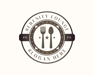 Utensil Restaurant Cutlery logo design