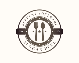 Utensil Restaurant Cutlery logo design