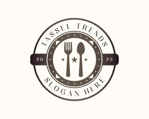 Utensil Restaurant Cutlery logo design