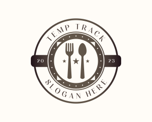 Utensil Restaurant Cutlery logo design