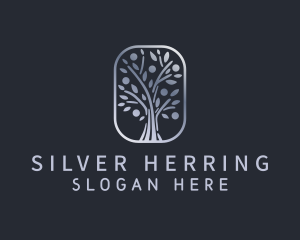 Eco Nature Tree Plant  logo design