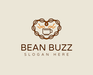 Heart Coffee Beans  logo