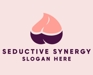 Erotic Abstract Breast  logo design