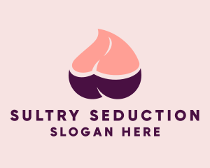 Erotic Abstract Breast  logo design