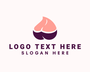 Erotic Abstract Breast  logo