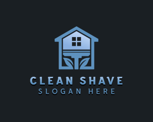 Cleaning Sanitation Squeegee logo design