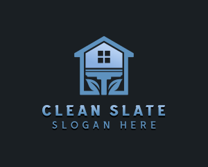 Cleaning Sanitation Squeegee logo design