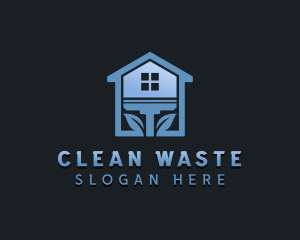 Cleaning Sanitation Squeegee logo design