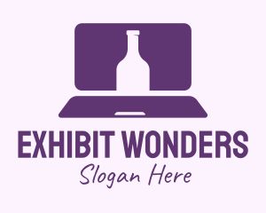Purple Bottle Laptop logo