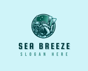 Scuba Diving Watersports logo design