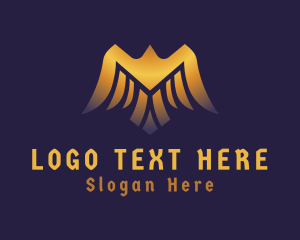 Eagle - Deluxe Golden Eagle logo design