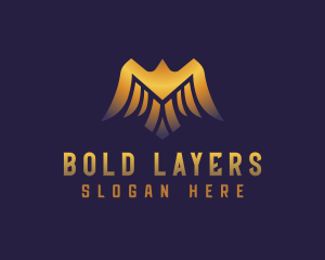 Deluxe Golden Eagle logo design