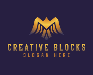 Deluxe Golden Eagle logo design