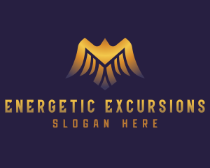 Deluxe Golden Eagle logo design