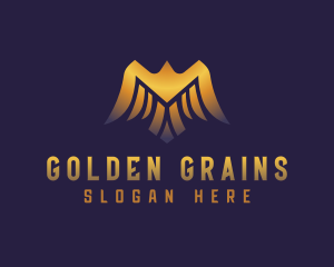 Deluxe Golden Eagle logo design