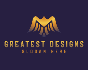 Deluxe Golden Eagle logo design