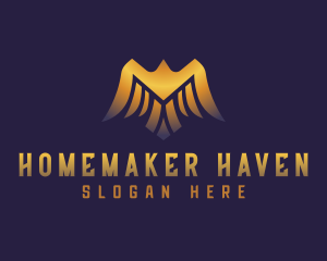 Deluxe Golden Eagle logo design