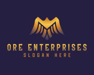 Deluxe Golden Eagle logo design