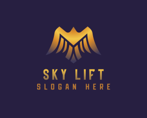 Deluxe Golden Eagle logo design