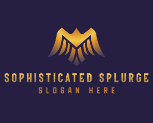 Deluxe Golden Eagle logo design