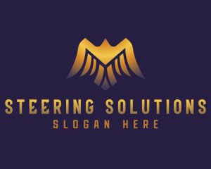 Deluxe Golden Eagle logo design