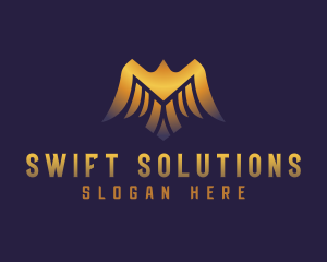 Deluxe Golden Eagle logo design