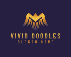 Deluxe Golden Eagle logo design