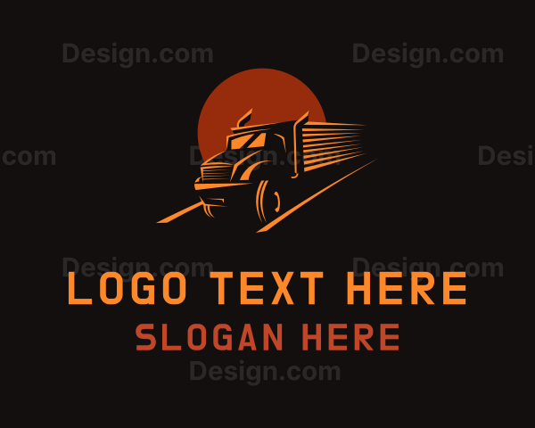 Transportation Truck Delivery Logo