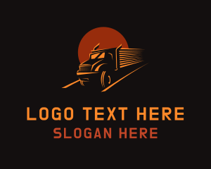 Transportation Truck Delivery logo