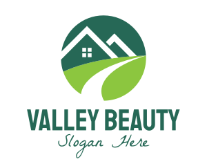 Valley House Realty logo design