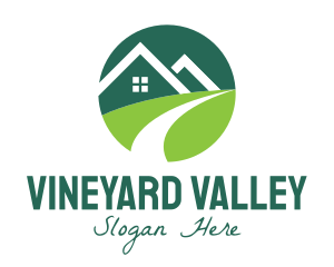 Valley House Realty logo design