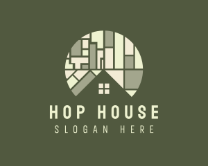 House Floor Tiles logo design