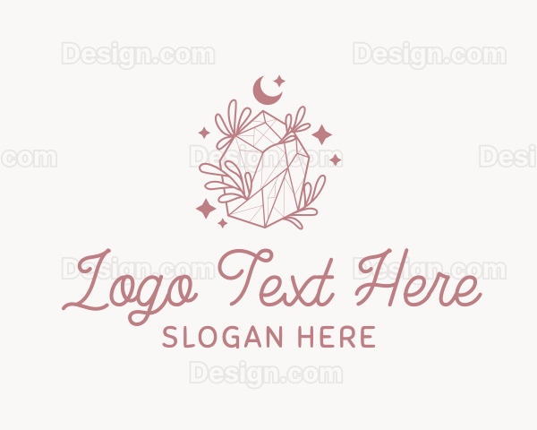 Elegant Whimsical Crystal Logo